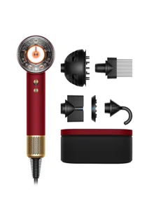 سشوار هوشمند دایسون Supersonic Nural With Diffuse Red Velvet/Gold HD16